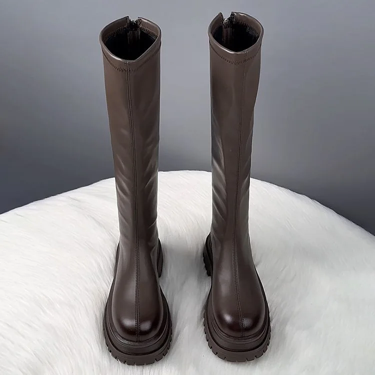 Botas longas pretas femininas  - Knee High Boots Women avaliação e preço
