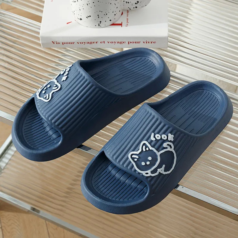 Verão kawaii gatos chinelos fe - Women Shoes Waterproof avaliação e preço