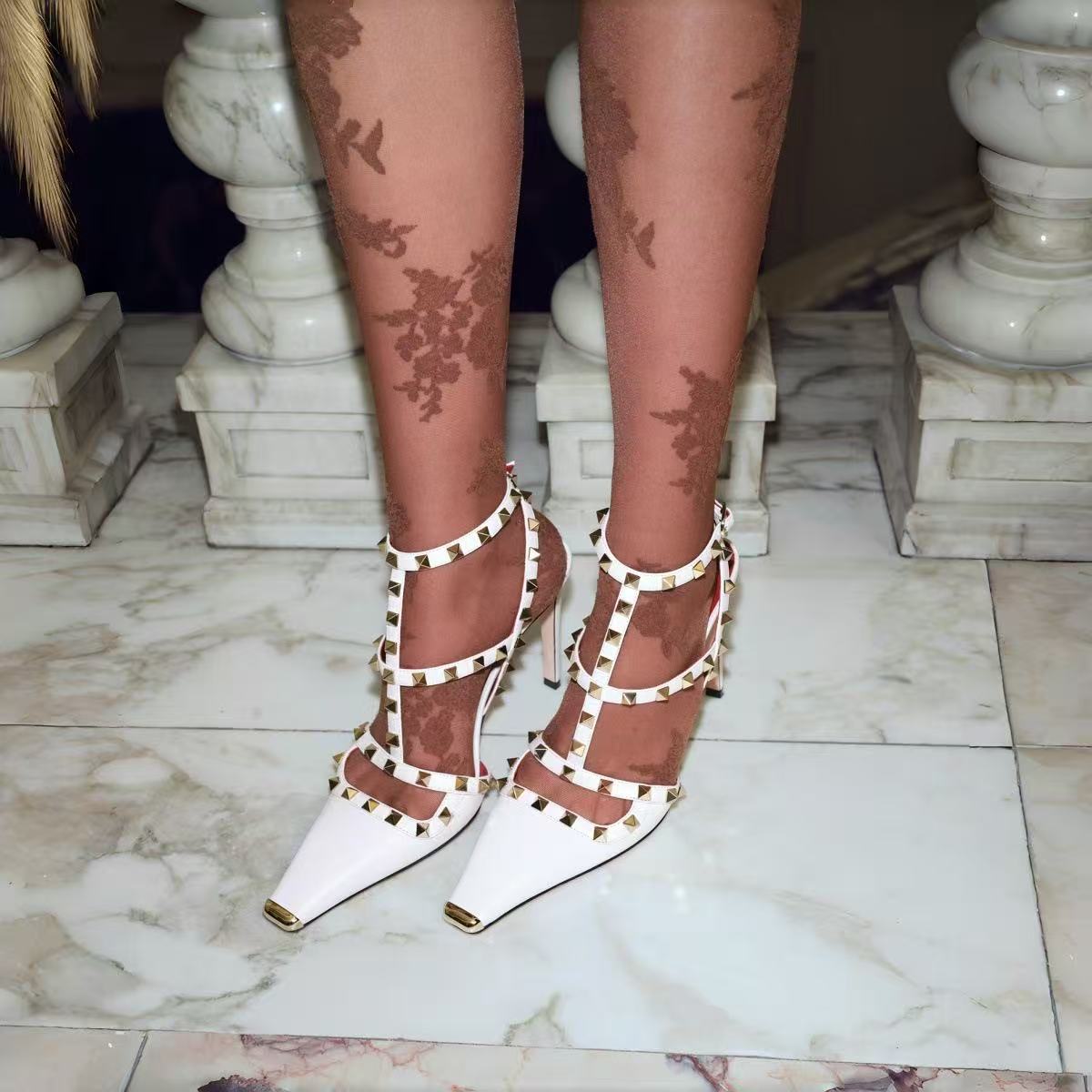 Sapatos de Salto Alto com Pont - Ankle Strap Heels avaliação e preço