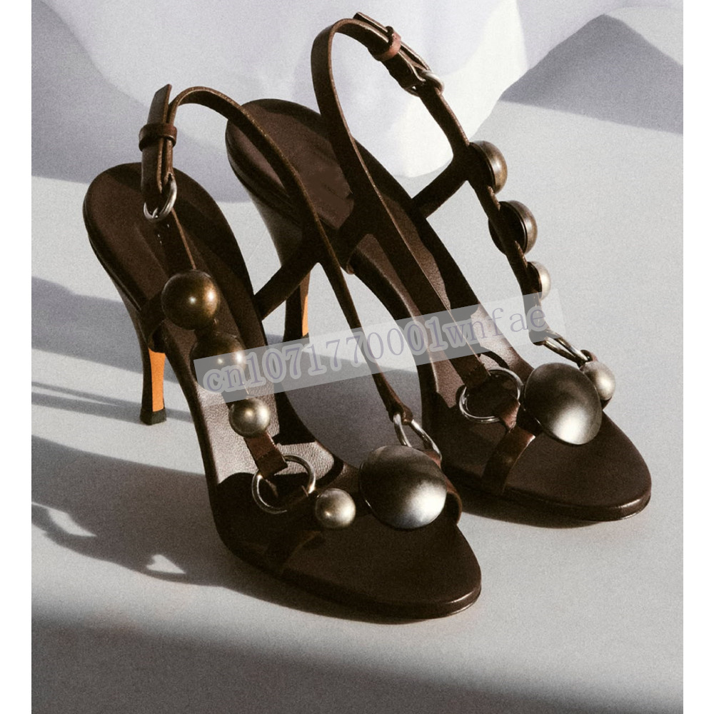 Sandálias Femininas de Couro M - Ankle Strap Heels avaliação e preço