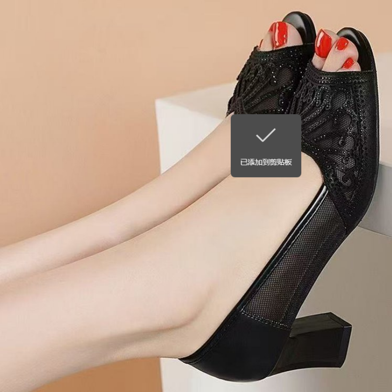 Sandálias Femininas de Verão c - Women'S Shoes Peep Toe avaliação e preço